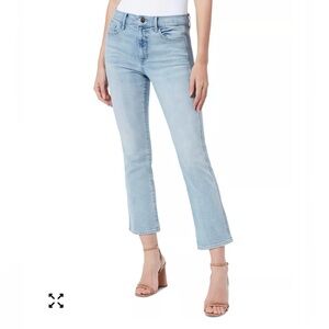 Sam Edelman Women's Linnie High-Rise Kick Flare Ankle Jeans |32|